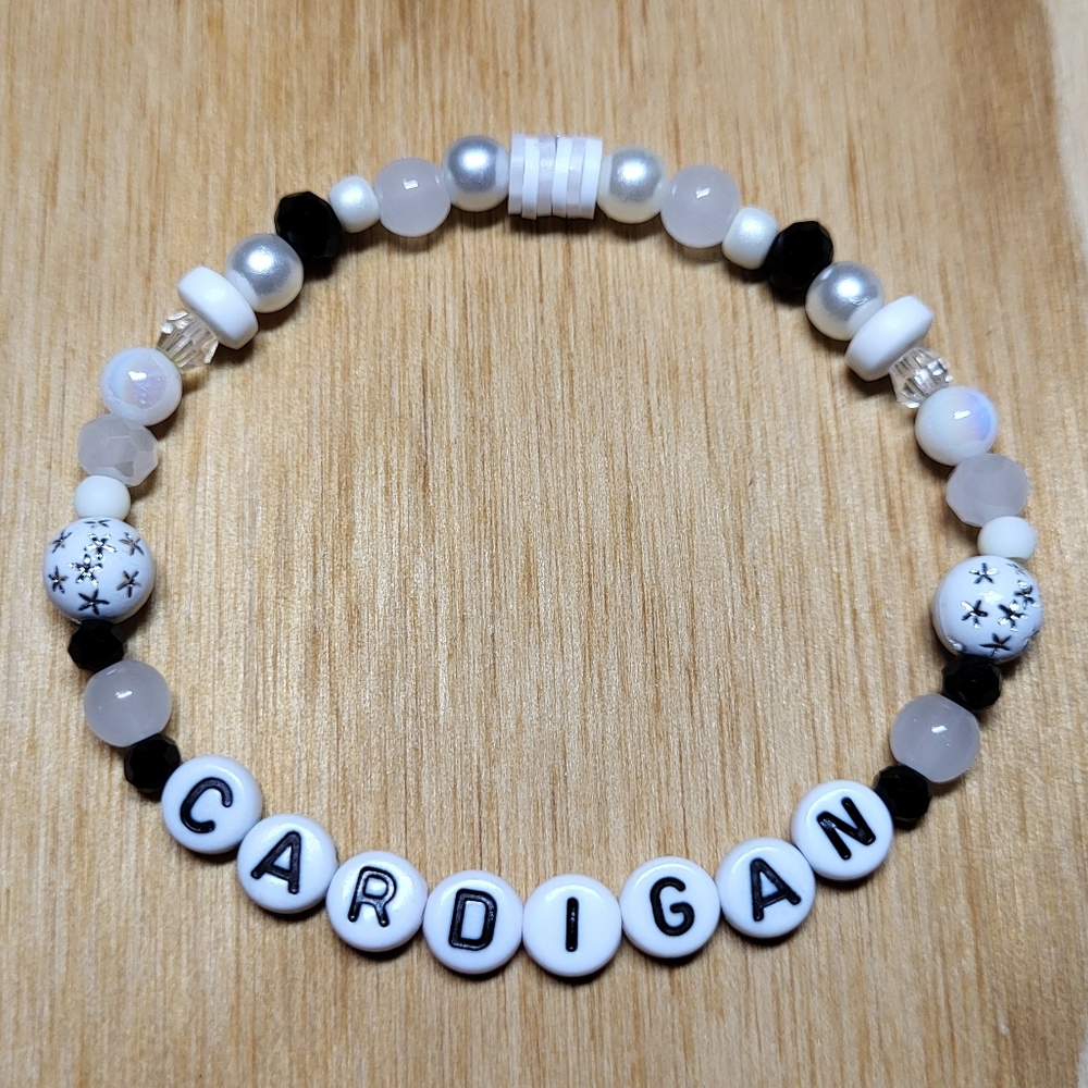Cardigan- Taylor Swift Friendship Bracelet, Size 7.5"